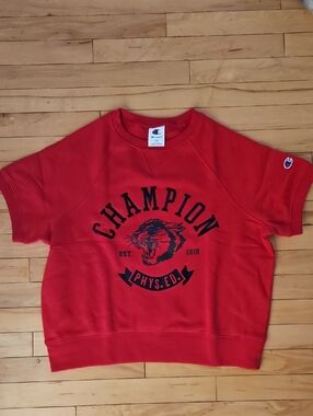 NWOT - Champion Short Sleeve Athletic Crewneck
